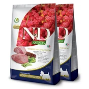 Farmina N&D dog QUINOA (GF) adult mini, weight managment, lamb 2 x 7 kg