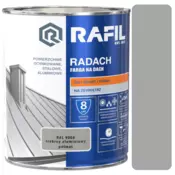 shumee RADACH POLIVINIL-AKRILNA BARVA ZA ALUMINIJSKO STREHO RAL 9006 5L POLMAT