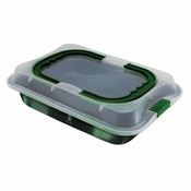 Berlingerhaus Pladenj za peko s pokrovom prenosni 36,5 x 24,5 cm Emerald Collection