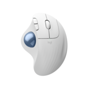 LOGITECH ERGO M575S Wireless Trackball OFFWHITE+BLUE BALL BT 910-007030