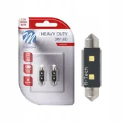 M-Tech C5W LED ŽARNICE 36 mm BELE 24V TIR