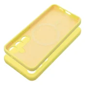 OEM Ohišje za Honor 400 SMART Silicone 2 mm, združljivo z MagSafe, rumeno