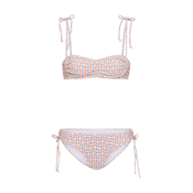 LSCN by LASCANA Bikini modra/nebeško modra/oranžna/marelica