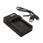 Polnilec za baterijo Sony NP-FH50/NP-FP50/NP-FV50, MicroUSB