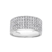 DIAMANT LETERNEL Prstan srebrna