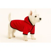 Paws & Whiskers Odelo za pse Softshellredraincoat, Crveno