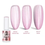 shumee Hibridni LED/UV gel lak za nohte Pinks Blush Bleščice AlleLac hema/Di-hema Free 6g