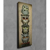 Wallity Slika sove 30x80 cm
