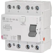 STIKALO ZAŠČITNO TOKOVNO EFI-P4, 25A, 10KA, 30MA AC, 3P+N ETI