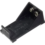 TRU COMPONENTS Držalo za baterije 1x 9 V Block kontaktni pol TRU COMPONENTS BH-9VP, (20636026)