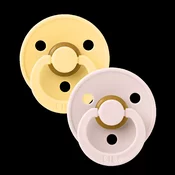BIBS Colour dude (okrugle kaucuk) – Pale Butter/Petal