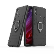 R2Invest Etui ovitek robusten Armor za Huawei P40 črn