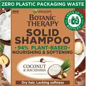 Garnier Botanic Therapy Coco & Macadamia cvrsti šampon 60 gr
