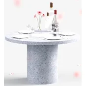 Casa Padrino luxury dining table with bioethanol fireplace A� 120 x H. 75 cm - Different Colors - Dining room table - Garden table - Dining room furniture - Garden furniture - Luxury furniture