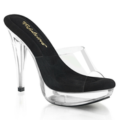 Pleaser Cocktail-501 Clr-Blk/Clr 35
