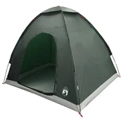 vidaXL vidaXL Kamperski šotor s streho Vojaška zelena 190 x 140 x 105 cm, (5000309447)