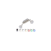Briloner 2040-022 - LED RGB prigušiva ugradna spot svetiljka 2xLED/3,3W/230V + daljinski upravljac
