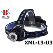Bailong AKU čelna svetilka Bailong BL-6699, LED vrsta CREE XML + komplet za polnjenje E-009
