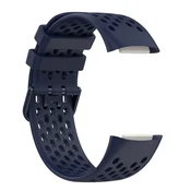 INF Silikonska zapestnica za Fitbit Charge 6/5 DarkBlue, (21264835)