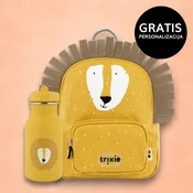 trixie otroški nahrbtnik small + steklenička 350 ml mr. lion