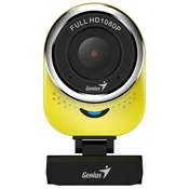 Genius Spletna kamera QCam 6000, Full HD - yellow