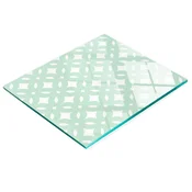 shumee Dekorativna kaljena steklena deska za rezanje geometrijskih oblik 60x52 cm