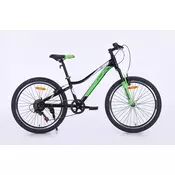 Xplorer Djeciji bicikl Veltrion, 24, Crno-zeleni
