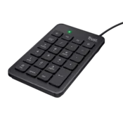 TRU Trust 22221 numeric keypad Laptop/PC USB Black