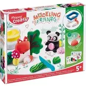 Kreativni set Maped Creativ - Modeling Friends, lisica i panda