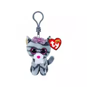 TI PLUSH BOOS KIKI, 8,5 cm - siva macka - Kopca
