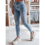 Spodnie damskie jeansowe skinny SKINNIZA niebieskie Dstreet
