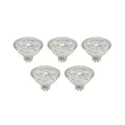 Prios LED reflektor GU5.3 4,3W 345lm 36° prozoren 840 komplet 5 - jasno - Steklo