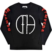 Pantera Frayed Logo Sleeve Print Black M Majica