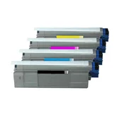 Komplet Oki 43324405 - 43324408 / C5600 / C5700 kompatibilni tonerji