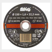 REZALKA BRUSILKA MAGG 150x1,6x22,23 STEEL - 10.180 RPM