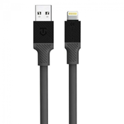 Tactical Fat Man kabel USB - A / Lightning - 1m - siv KP31181