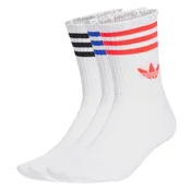 ADIDAS ORIGINALS Nogavice 3-Stripes Crew 3 Pairs modra/svetlo rdeča/črna/bela