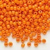 Kašaste perle (seed beads) 4 mm mat narandžasta