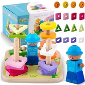 Ricokids Lesena igrača za razvrščanje - sestavljanka RK-866