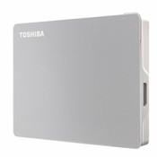 TOSHIBA HDD CANVIO FLEX 1TB, 2, 5, USB 3.2 Gen 1, srebrn