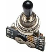 EMG 3 Way Solderless Toggle Switch Črna