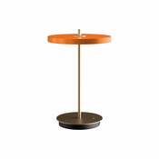UMAGE LED namizna svetilka na baterije Asteria Move, oranžna/medenina, 31 cm - Dnevna soba / jedilnica - Dizajn - oranžna, medena - Kovina