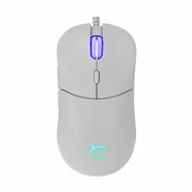 Gaming miška White Shark BAGDEMAGUS, 6D, 7200 dpi, bela (GM-5010)
