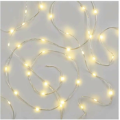 Emos D3AW16 LED božična drop veriga, 16 m, zunanja in notranja, topla bela, časovnik