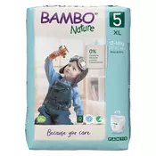 BAMBO 1000019258 pelene za jednokratnu upotrebu Nature Pants Junior 12-18 kg, 19 kom