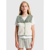 Roxy Iconic Color Block Kids Fleece Jacket oil green