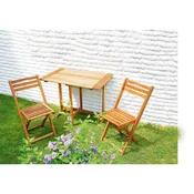 Gardenson Vrtna Zložljiva Miza Porto, 90x72x60cm, Masivno
