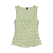 VERO MODA Top VMJANELLE  pastelno zelena