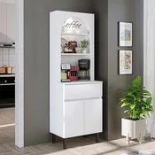Hanah Home Ledli ormaric za kafe kutak 60 × 179 × 41,8 cm, bela