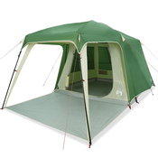 vidaXL vidaXL Šotor za kampiranje z verando Dome 5-Person Green Waterproof, (21827604)